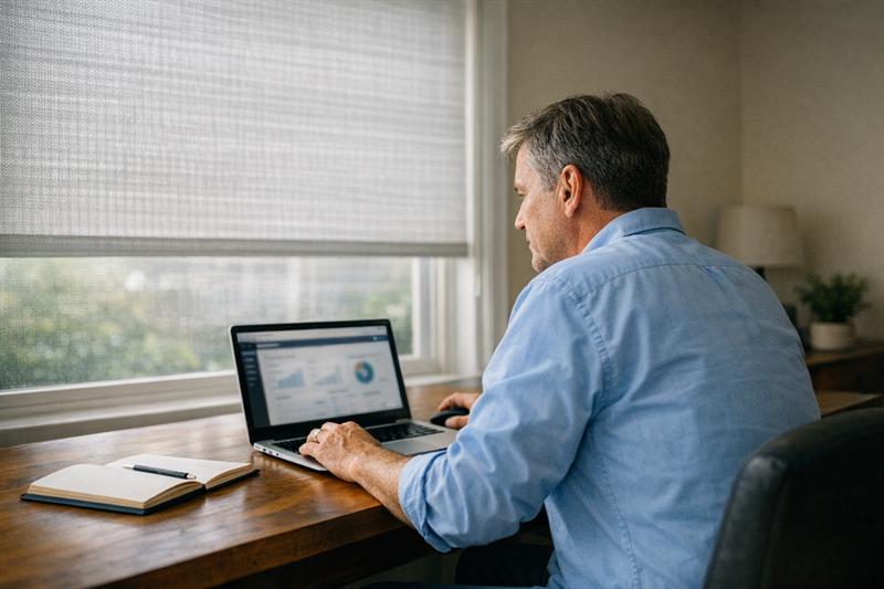 Best Window Treatments for Home Offices (Reduce Glare and Eye Strain)